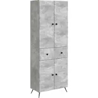 vidaXL , 2 stuks, betonkleur