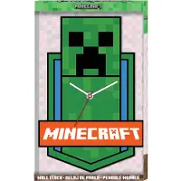 Kids Euroswan Wandklok Minecraft, XL, MDF, model MIN3023