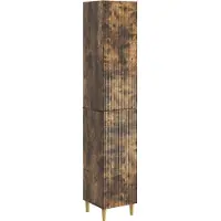 vidaXL Kast Set 2 st Bewerkt hout