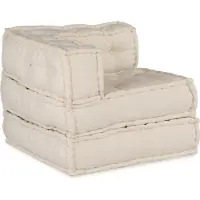 vidaXL Modulebankeenheid Stof Crèmekleurig 210 x 70 x 56 cm
