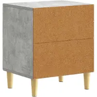 vidaXL Nachtkastje Betongrijs 43 x 34,5 x 50 cm Bewerkt hout