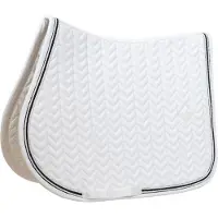 Kentucky Horsewear Horsewear - Zadeldoek - incl Metalen Ketting - Zadeldekje - Jumping - wit