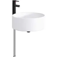 vidaXL Badwasbak Matte Zwart 40,5 x 40,5 x 15,5 cm Metaal