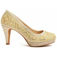 Montevita Heelschoen Unne67 In Goud