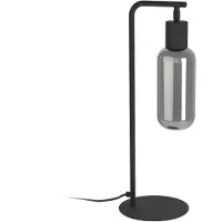 Eglo Tafellamp Zwart/Grijs Transparant Glas E27 901007