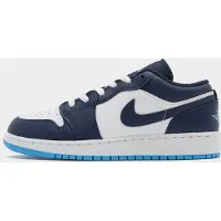 Nike AJ1 Low Kindersneakers - Blauw - Maat 38.5 - Leer