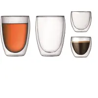 Bodum Glas Pavina Transparent 80 ml (Set van 4)