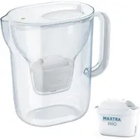 Brita Waterfilterkan Style Essential XL Wit + 1 Maxtra Pro-filterpatroon voor optimale prestaties