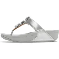 Original Brands Lulu ultra-jewel metallic toe-post sandals