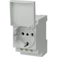 Siemens Stopcontact 1f gr mt horizontaal scharnierend IP20 ZP 5TE6802