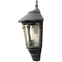 Konstsmide Virgo 569-750 Buitenlamp (wand) Spaarlamp, LED E27 60 W Zwart