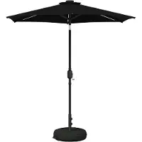 vidaXL Tuinhaard met LED-verlichting en basis 230 x 230 cm Polyester