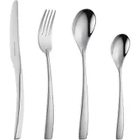 Arthur Martin Bestekset - ARTHUR MARTIN - AM3630 - 24 delig - RVS - Satijnen afwerking