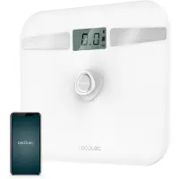 Cecotec 04254, elektronische personenweegschaal, 180 kg, 100 g, wit, 8 kg, kg / lb
