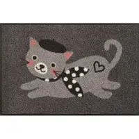 Kleen-Tex Wash+Dry Wasbare Deurmat - Madame Minou - 50x75cm