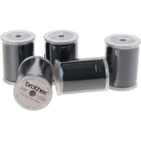 Brother spoeldraad zwart, voordeeldoos 5 Stuks