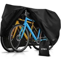 Strex Fietshoes Universeel voor alle Fietsen - Waterdicht Ultra Sterk Oxford - Fiets Hoes voor 1/2 Fietsen - Incl. Opbergzak