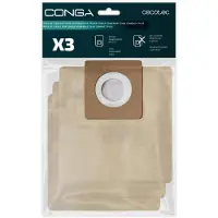 Cecotec Conga Powerbag 2500 Compact Plus Stofzuigerzak 3 Eenheden Transparant