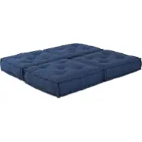 vidaXL Modulebankeenheid 2 st Stof Indigo 140 x 70 x 36 cm