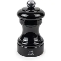 Peugeot Bistro zoutmolen - 10 cm, zwart geschilderd hout