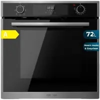 Cecotec Bolero Hexa M226000 Edge A, Middelgroot, Elektrische oven, 72 liter, 2800 W, 72 liter, Stoomfunctie