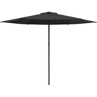 vidaXL Tuinparasol 300 x 300 cm Polyester Rechthoekig Antracietkleurig