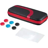 Ginza.se Set (tas, beschermglas, bedieningshulpstukken) (Switch), Andere spelaccessoires, Zwart