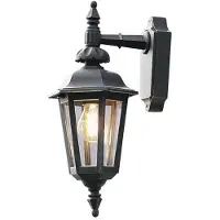 Konstsmide Pallas Down 519-750 Buitenlamp (wand) Spaarlamp, LED E27 60 W Zwart