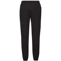 Fruit Of The Loom Heren Klassiek Elastisch Manchet Joggingbroek (Zwart)