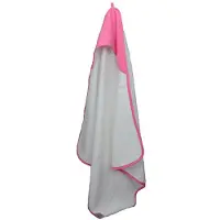 Artg Baby handdoek met capuchon (Wit/Roze)