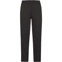 Fruit Of The Loom Heren joggingbroek met open zoom (Zwart)
