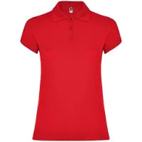 GOR Dames/Dames Ster Poloshirt (Rood)