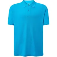 JHK Heren Pique Regular Poloshirt (Turquoise)