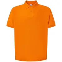 JHK Heren Pique Regular Poloshirt (Oranje)