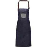 Premier Denim slabbenschort van kunstleer (Indigo Denim)