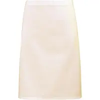 Premier Unisex Volwassenencollectie Halflang Taille Schort (Natuurlijk)
