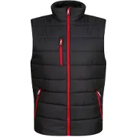 Regatta Heren Navigate Thermisch Gilet (Zwart/Klassiek Rood)