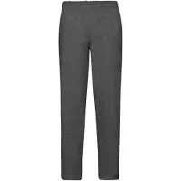 Fruit Of The Loom Uniseks Classic Heather Open Hem Joggingbroek voor Volwassenen (Donkere Heide Grijs)