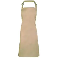 Premier Unisex Kleurencollectie Slabbenschort voor volwassenen (Khaki)