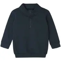 Babybugz Sweatshirt met kwart rits voor baby's (Marine)
