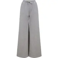 SF Women Dames/Dames Mode Duurzame Joggingbroek Met Wijde Pijpen (Heide Grijs)