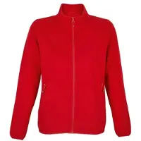 Sols Vrouwen/Dames Factor Fleecejack met rits (Rood)