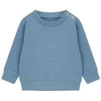 Larkwood Effen Duurzaam Sweatshirt Kinderen/Kinderen (Steen Blauw)