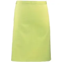 Premier Unisex Volwassenencollectie Halflang Taille Schort (Kalk)