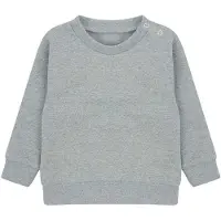 Larkwood Effen Duurzaam Sweatshirt Kinderen/Kinderen (Heide Grijs)