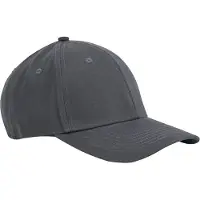 Beechfield EarthAware Classic 6 Panel Organic Cotton Sandwich Peak Baseball Cap (Grafietgrijs)