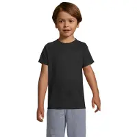 Sols Kinderen/Kinderen Sportief Raglan T-shirt (Zwart)