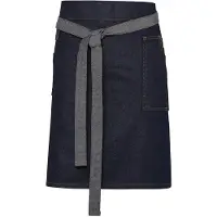 Premier Division Gewaxt Denim Taille Schort (Indigo Denim)