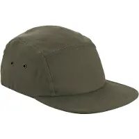 Beechfield Unisex Volwassen Biologisch Katoenen Honkbalpet met 5 Panelen (Zand)