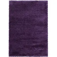Muratap Pearl soft hoogpolig vloerkleed / lila- 80x250 cm